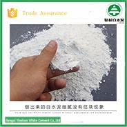 High Cost Performance White Color Portland Cement Price for Putty Powder Products From China